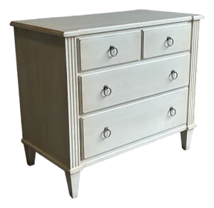 Late 20th Century Ethan Allen Swedish Neoclassical Style Painted Chest