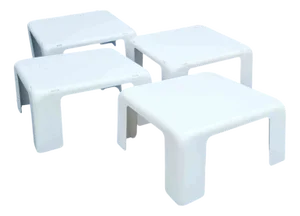 Quattro Gatti Coffee Tables by Mario Bellini for C&B Italia, 1967, Set of 4