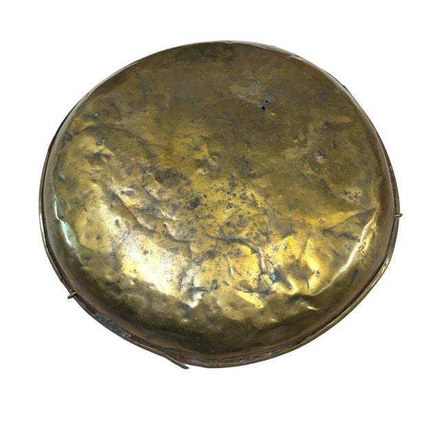 Metal Antique Hanging Brass Balance Scale For Sale - Image 7 of 7