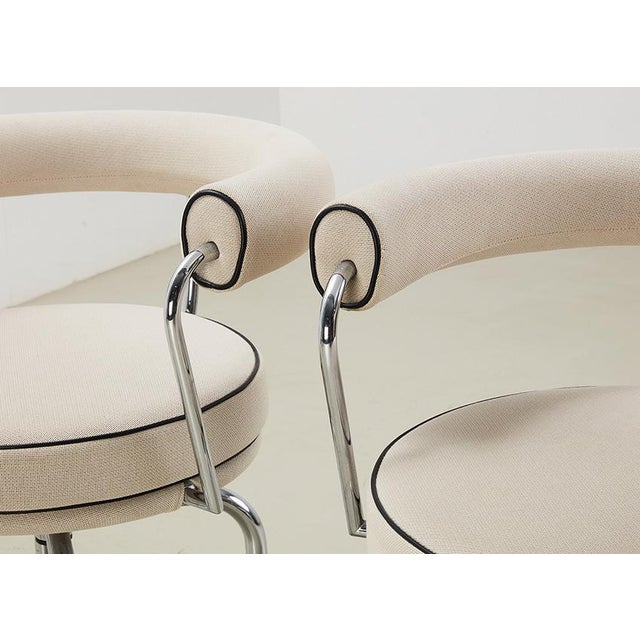 Cassina LC7 Swivel Chairs by Charlotte Perriand for Cassina, 1990s, Set of 2 For Sale - Image 4 of 11