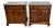 Pennsylvania House Cherry Nightstands Vintage Traditional Bedside Chest Pair For Sale