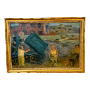 The Dump Truck ‚Äì Building Baruch College, 1919, by Marco Aurelio Tricca