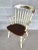 L. Hitchcock Ivory Slat Back Maple Arm Chairs - a Pair For Sale - Image 11 of 12