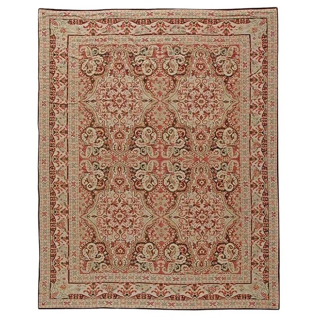 Contemporary Floral Design Bessarabian Shah 2 Rug by Doris Leslie Blau For Sale