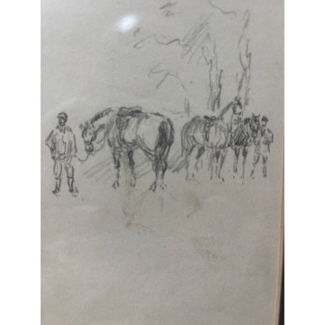 Watercolor Signed by Joseph-Marie Le Tournier For Sale - Image 4 of 5