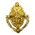 Vintage Cast Brass Medusa Door Knocker – Neoclassical / Grand Tour / Hollywood Regency For Sale