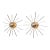 Mid 20th Century Sputnick Architectural Wall Sconces For Sale