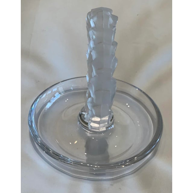 Lalique Mid 20th Century Crystal Catch All For Sale - Image 4 of 8