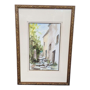 James Voxx Limited Edition European Village Print, Framed (13/600)