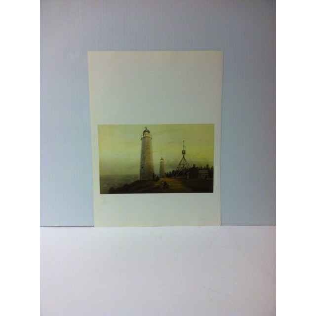 1971 "Lighthouse on the Highland of Neversink" by Harvey Print
