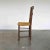 1940s French Wood and Woven Chair For Sale - Image 4 of 12