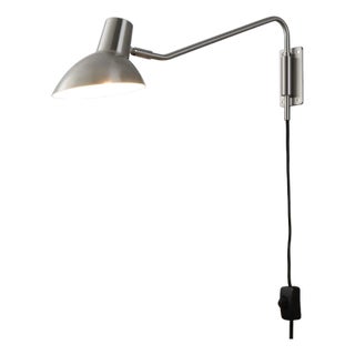 Swing Wall Light - Satin Nickel, Plug-In, Dimmer Switch For Sale