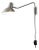 Swing Wall Light - Satin Nickel, Plug-In, Dimmer Switch For Sale