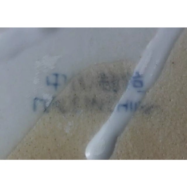 Ceramic Late 20th Century Chinese Porcelain Hand Painted Floral Umbrella Stand For Sale - Image 7 of 12