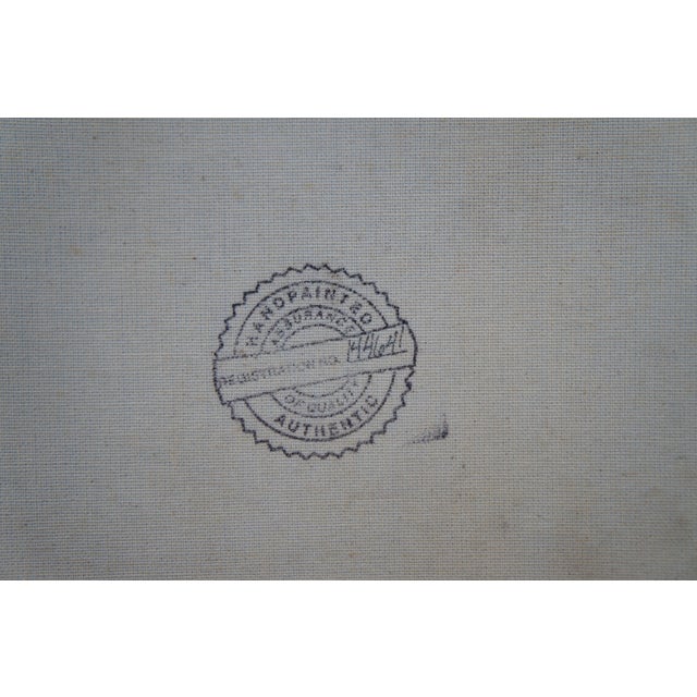 1930s Vintage Adam & Eve Nude Art Deco Oil Painting After Tamara De