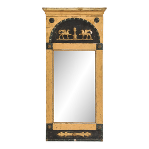 Neoclassical Style Giltwood & Bronze Mirror