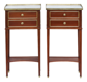 Louis XVI Revival Nightstands, 1950s, Set of 2