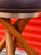 Paul Frankl Mid-Century Swivel "Spiral" Leg Rattan & Brass Barstools- Set of 2 For Sale - Image 4 of 14