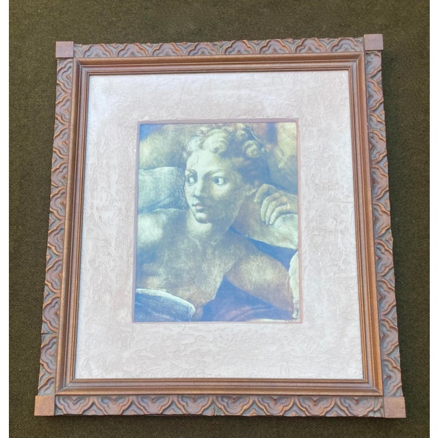 Traditional 1980s Framed Michelangelo Art Prints by Jay Spectre Collection - A Pair For Sale - Image 3 of 8