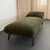 Olive Early Mid-Century Olive Green Suede Daybed Chaise Longue For Sale - Image 8 of 9