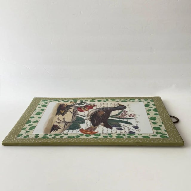 Late 20th Century Late 20th Century John Derian Bird Motif Wall Tile For Sale - Image 5 of 9
