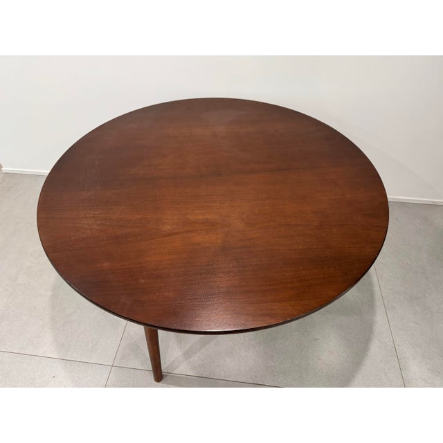 Mid-Century Modern 1950s Hans Wegner Dining Set and Chairs for Fritz Hansen, Circa 1950s, Set of 6 For Sale - Image 3 of 8