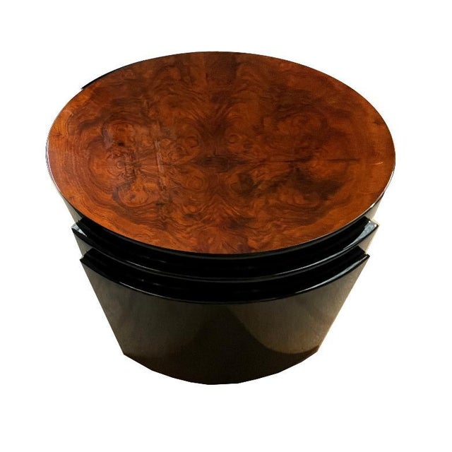 Art Deco Coffee Table in Walnut For Sale - Image 4 of 8