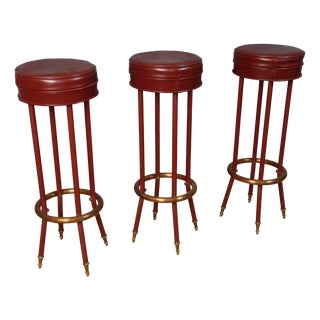 Vintage Bar Stools, 1970s, Set of 3 For Sale