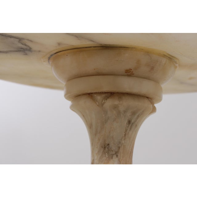 Antique Italian Neoclassical Marble Column Pedestal Table For Sale - Image 13 of 13