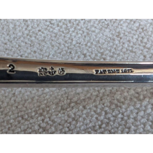 Gorham "Palm" Sterling Silver Soup Ladle, 1897 For Sale - Image 12 of 17