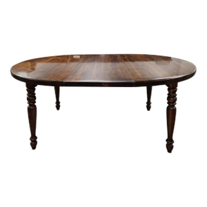 Mid 20th Century Antiqued Stained Pine Extension Dining Table