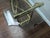 Hollywood Regency Vintage La Barge Attributed Brass Console Table W/ Glass Top – Hollywood Regency For Sale - Image 3 of 4