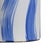 Wonderful White Glazed Ceramic Cylinder Vase With Hand Painted Blue Accents. Clean with a dry cloth