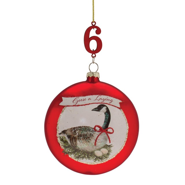 Twelve Days of Christmas Ornament (Set of 12) For Sale - Image 9 of 9