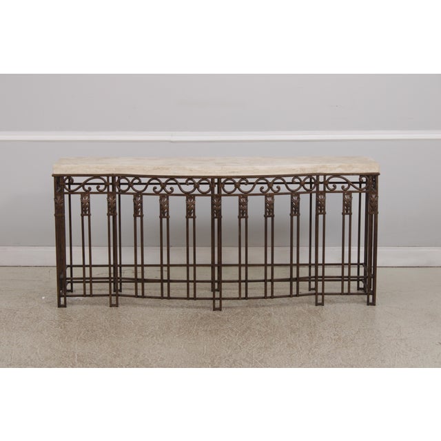 Age: Approx: 30 Years Old Details: High Quality Construction Large Impressive Table French Style Top Comes Off Decorator...
