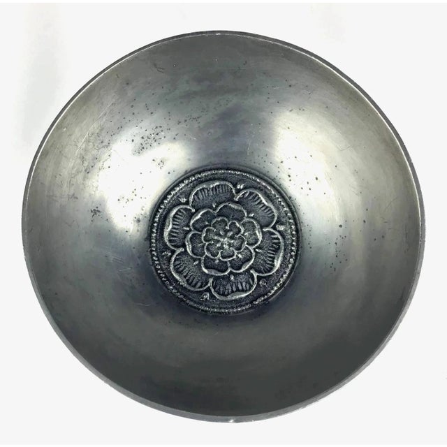 Gothic 18th Century Dutch Pewter Bowl For Sale - Image 3 of 9