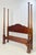 Hickory Chair Co. Attributed Queen-Size Reed and Ribbon Four-Poster Bed For Sale - Image 6 of 14