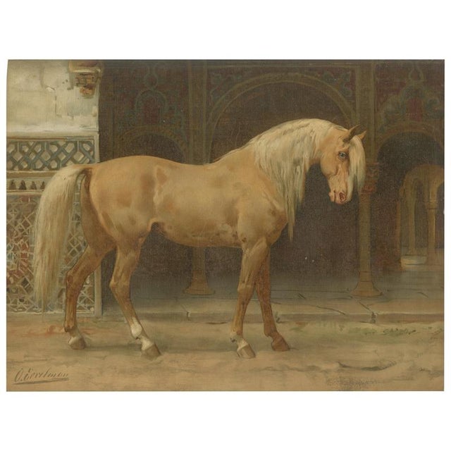 After Otto Eerelman, Andalusian Horse, 1898, Lithograph on Paper For Sale - Image 9 of 9
