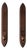 Pair of Mid-Century Gothic Revival Wood Wall Candle Sconces For Sale