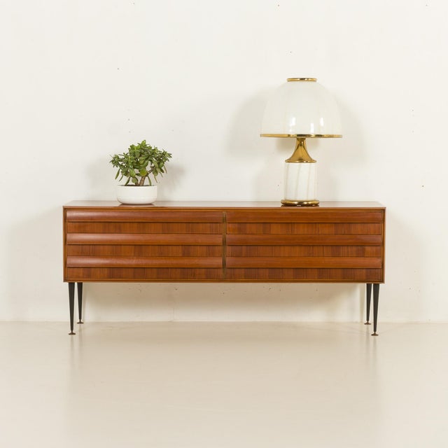 Mid-Century Italian Sideboard with 6 Drawers, 1960s For Sale - Image 14 of 14