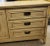 Faux Bamboo Lowboy Dresser / Credenza 9 Draw Hollywood Regency / Chinoissere Style Asian Inspired hardware. Measures...