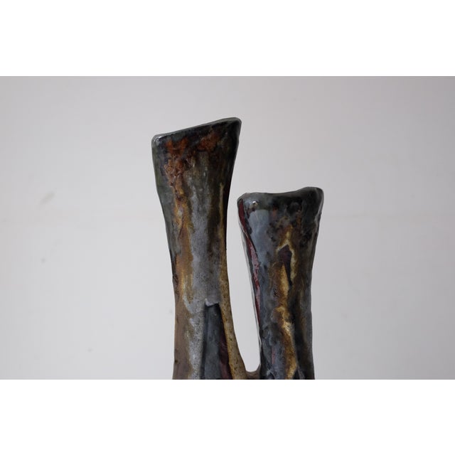 Contemporary 912 Openwork Ceramic Vase by Helmut Friedrich Schäffenacker For Sale - Image 3 of 5