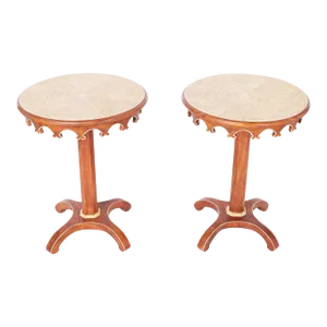 Pair of Mid-Century Italian Painted Stands