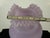 Lavender 1970s Glass Vase Large 13" Victorian Purple Mouth Blown Frosted with Ruffle Top For Sale - Image 8 of 10