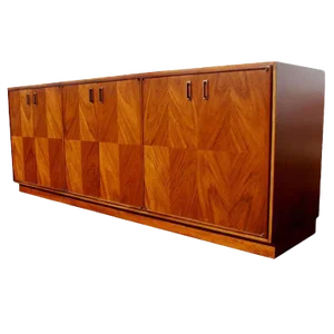 Exotic Wood and Walnut Buffet in the Manner of Renzo Rutili