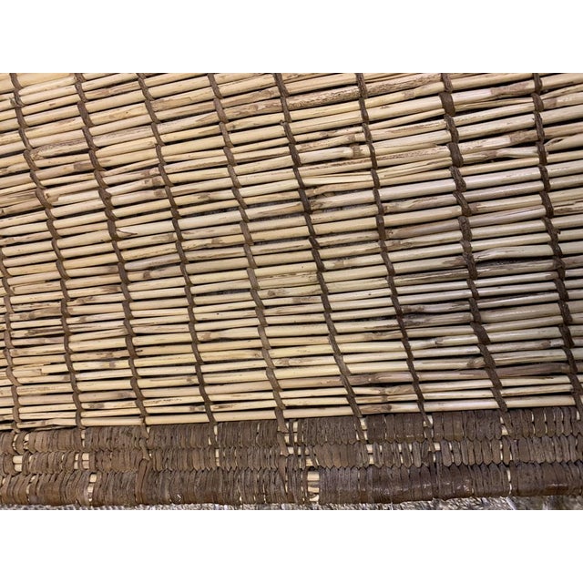 1990s Mauritanian Tuareg Rug in Plant Fibers and Leather, 1990s For Sale - Image 5 of 10