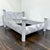 Gabriella Crespi Pencil Reed Rattan Queen Bed Frame For Sale - Image 4 of 6