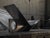 Metal Lineae Chaise Lounge in Blended Iron and Italian Leather by D´ARK Atelier For Sale - Image 7 of 18