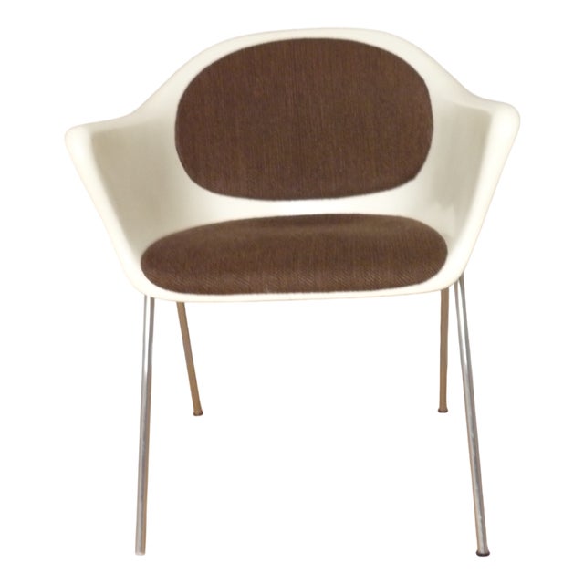 Space Age Fiberglass Armchair from Lübke For Sale