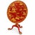 Wood English Georgian Style Red Lacquer and Gilt Chinoiserie Tilt-Top Tripod Table For Sale - Image 7 of 8